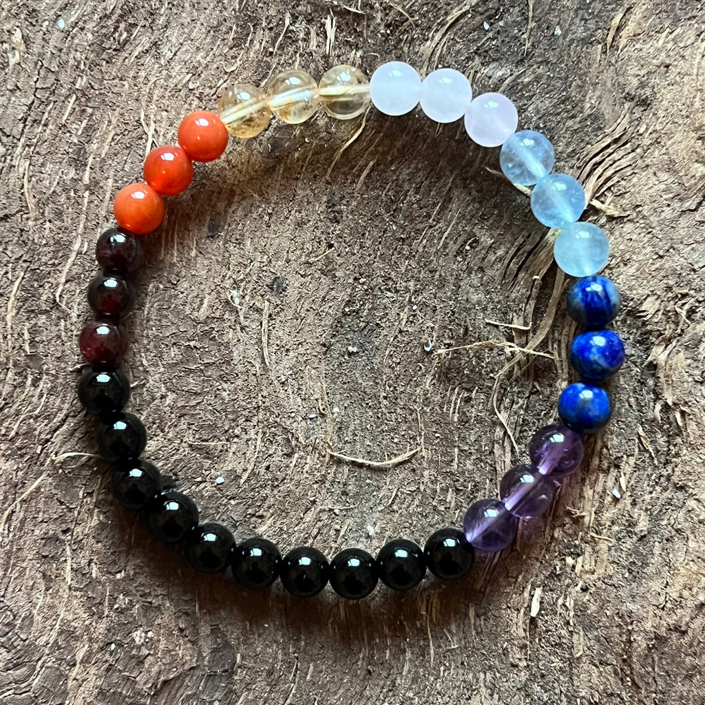 Bratara chakre 6 mm AAA m2, druzy.ro, pietre semipretioase 1