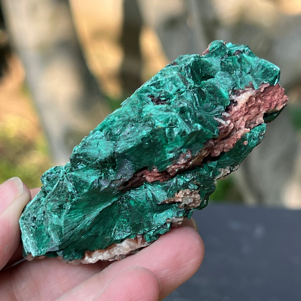 Malachit matasos piatra bruta m19, pietre semipretioase - druzy.ro 5 