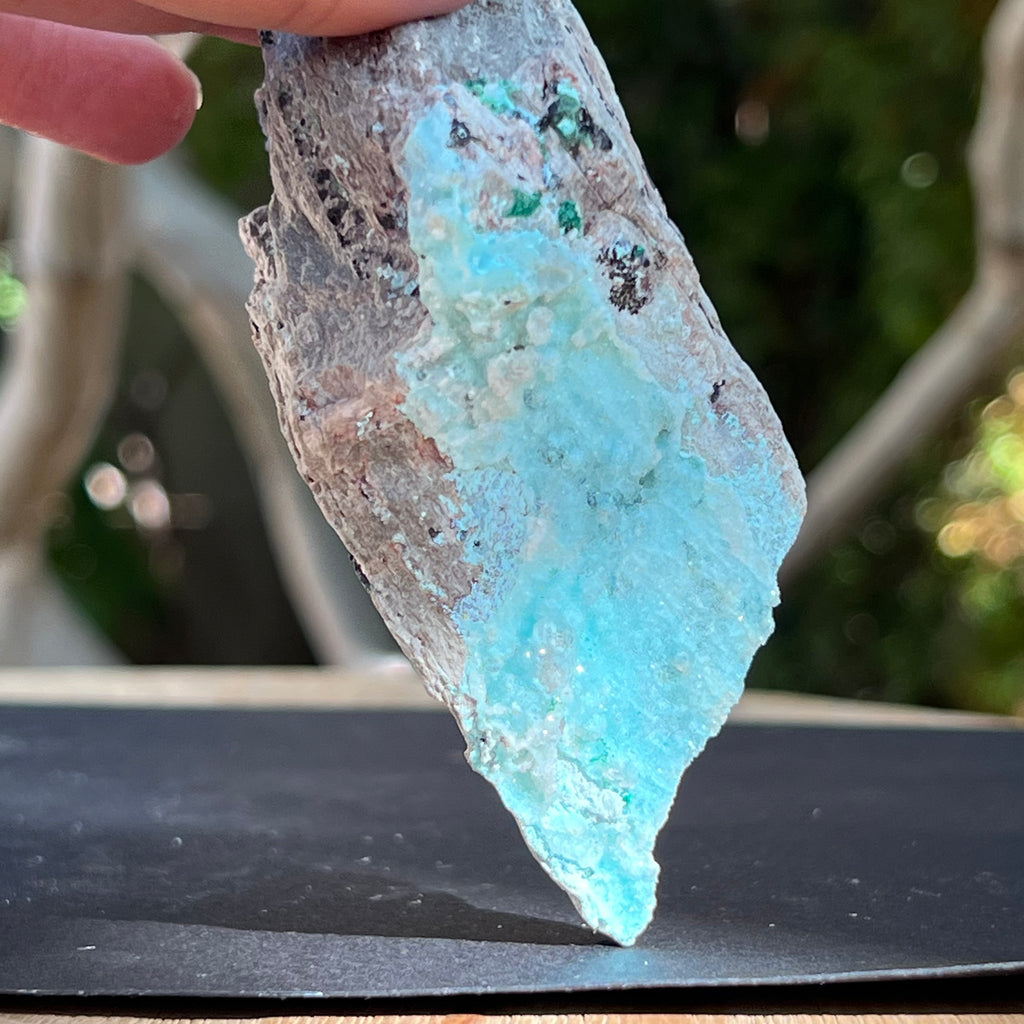 Piatra bruta crisocola druzy din Congo model 7, druzy.ro, cristale 4