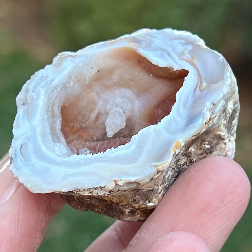 Cluster Agat FEATHER m10, agat cu cuart, druzy.ro, cristale 3