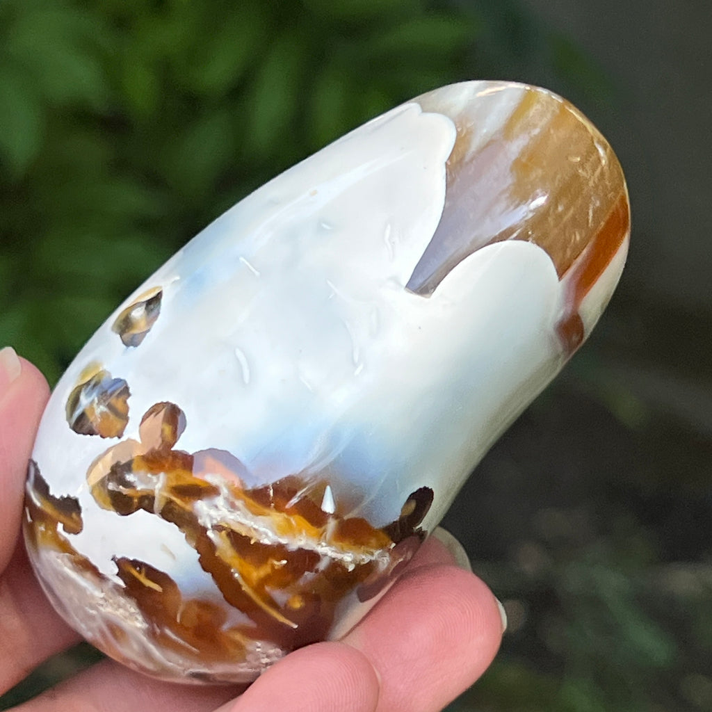 Agat Orca palmstone model 8, pietre semipretioase - druzy.ro 2 