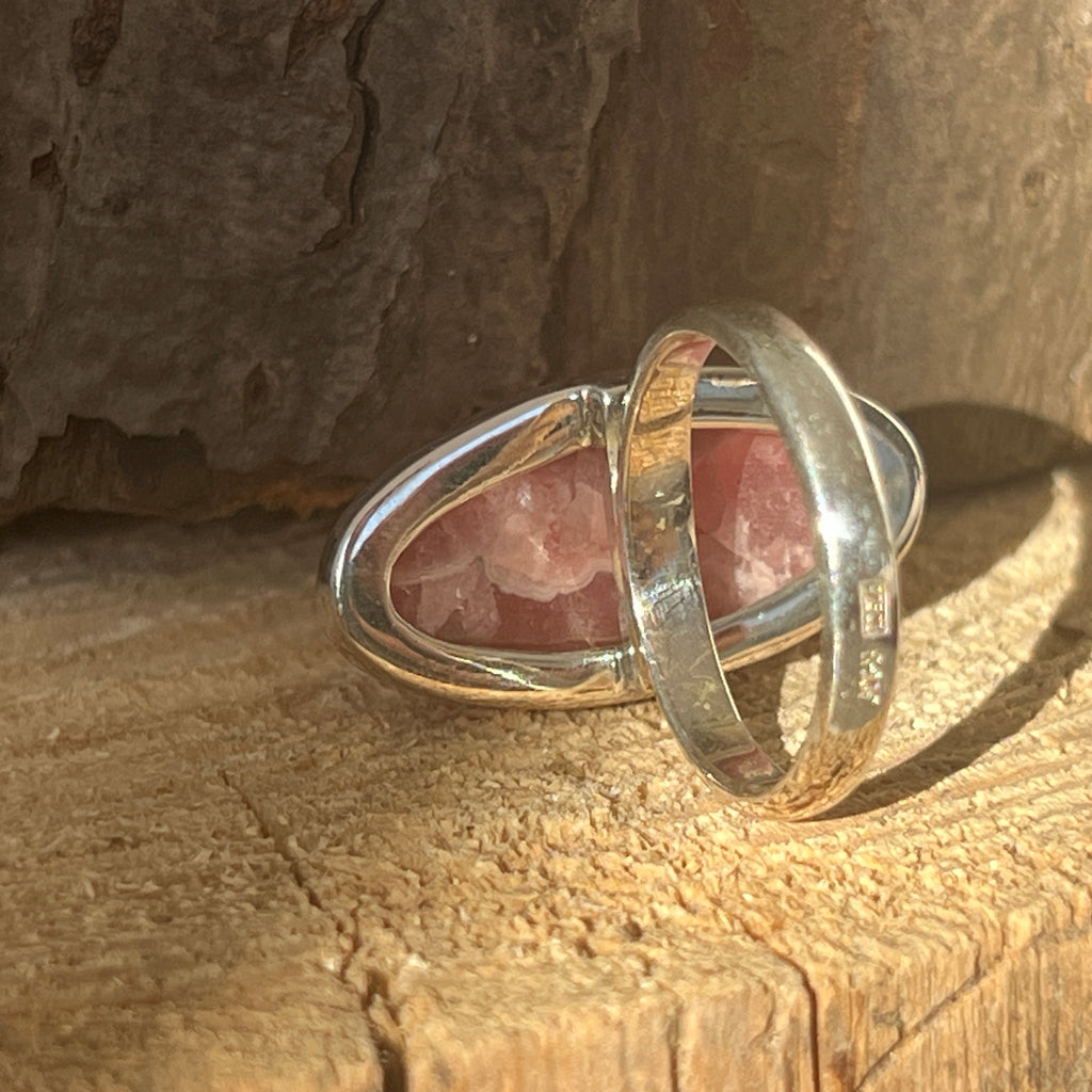 Inel rodocrozit argint | Model 4, pietre semipretioase - druzy.ro 3 