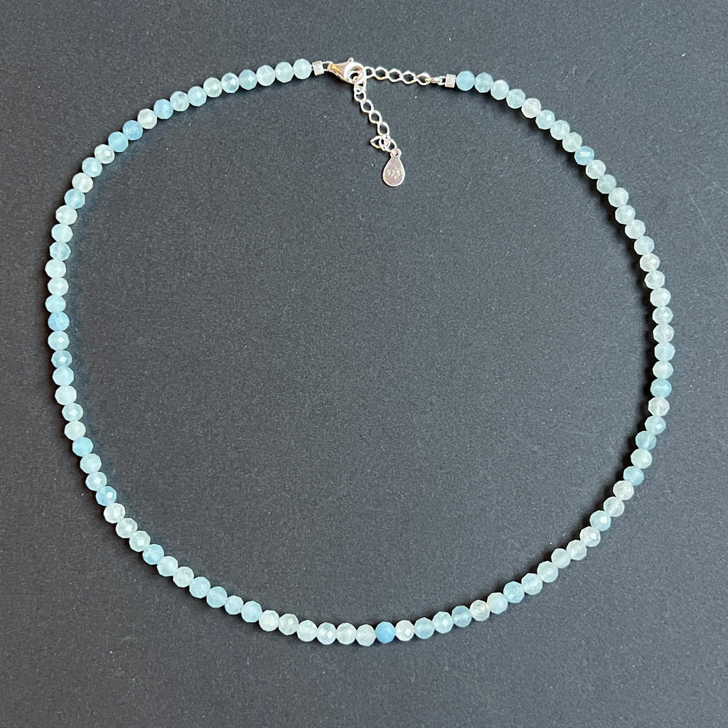 Colier acvamarin Strength #64, pietre semipretioase - druzy.ro 1 