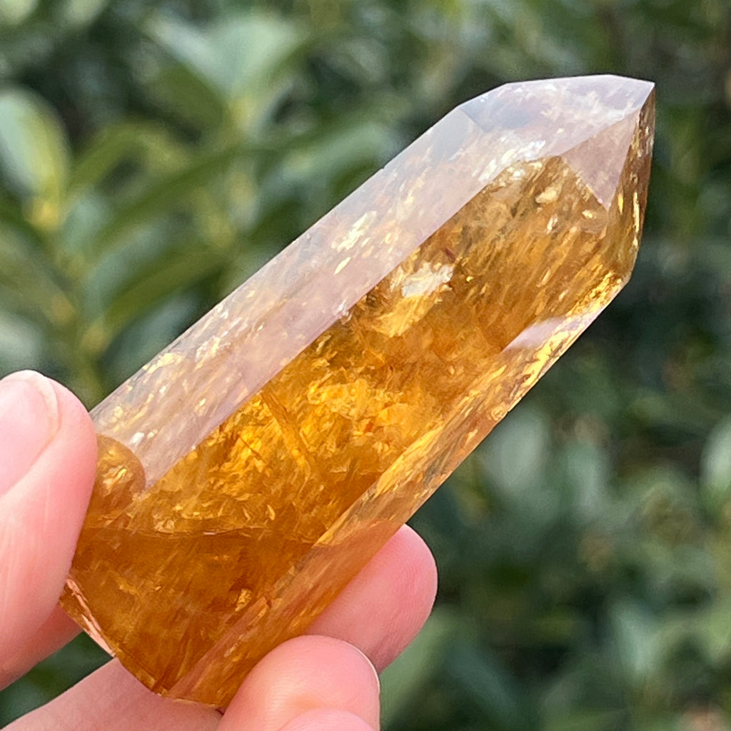 Obelisc citrin Brazilia calitate Extra AAA model 10, pietre semipretioase - druzy.ro 11 