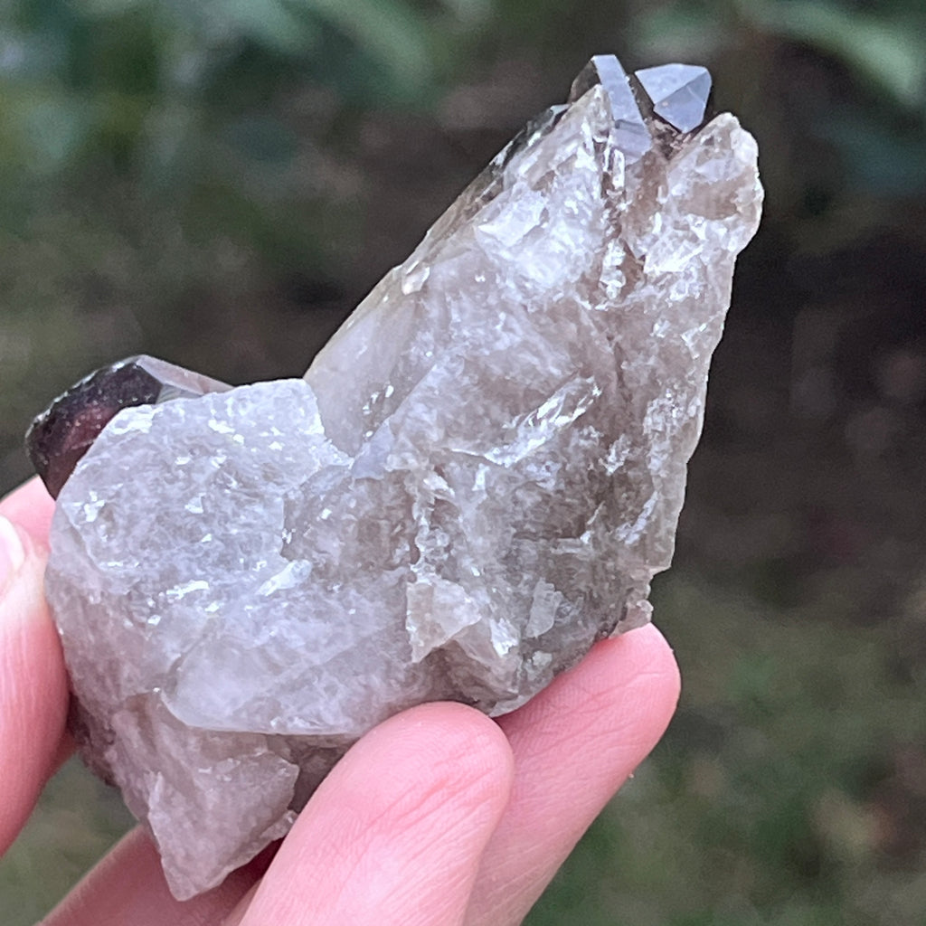 Cluster cuart fumuriu din Brazilia m10, pietre semipretioase - druzy.ro 5 