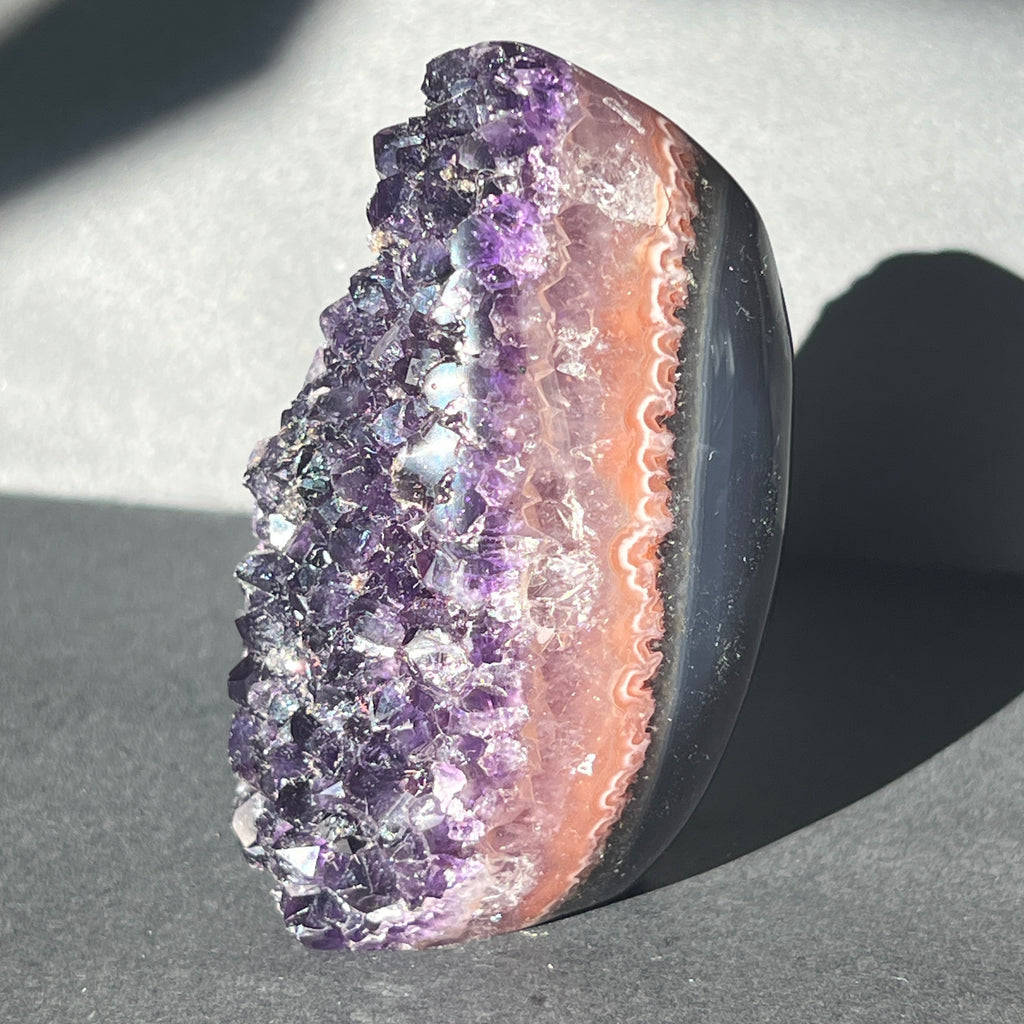 Geoda ametist Uruguay AAA model 2, pietre semipretioase - druzy.ro 12 