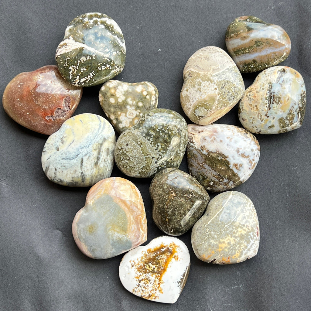 Inima jasp ocean, pietre semipretioase - druzy.ro 1 