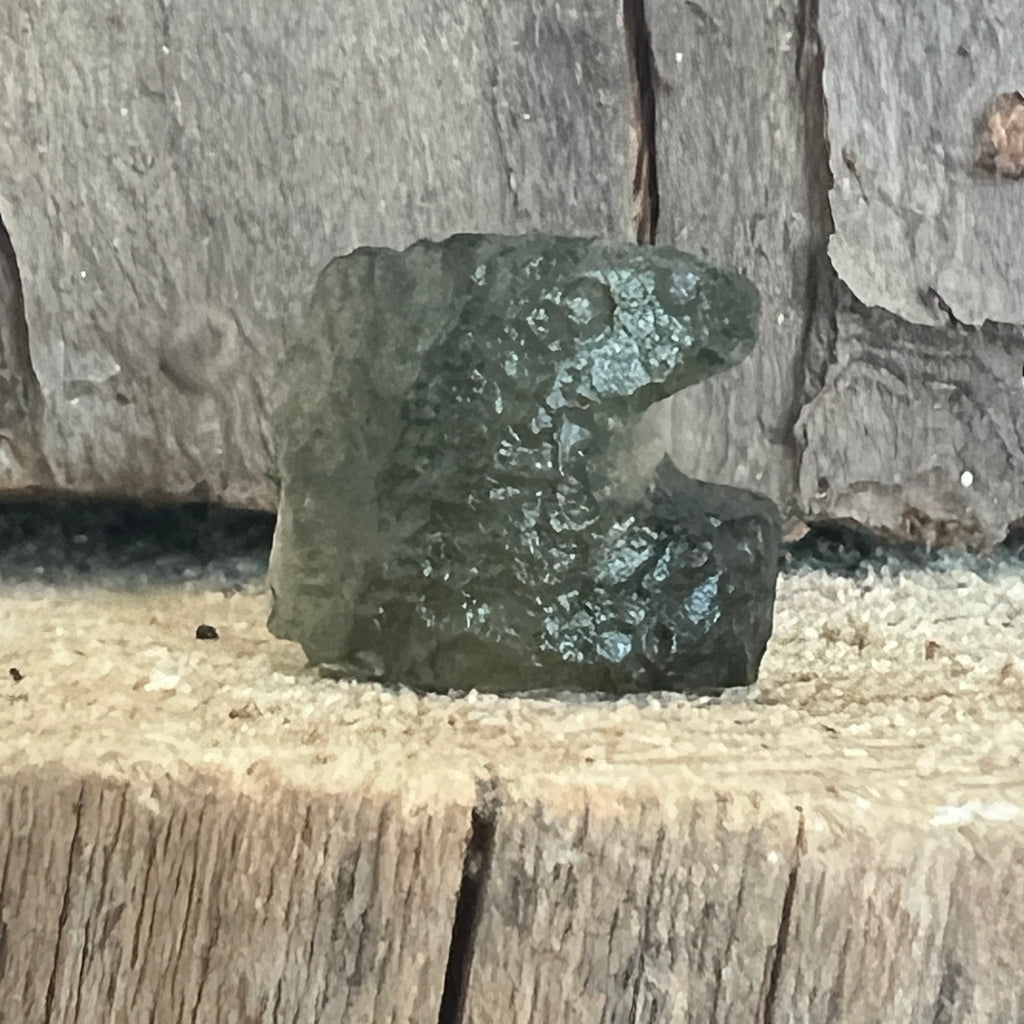 Moldavit piatra bruta model 2A/14, pietre semipretioase - druzy.ro 1 