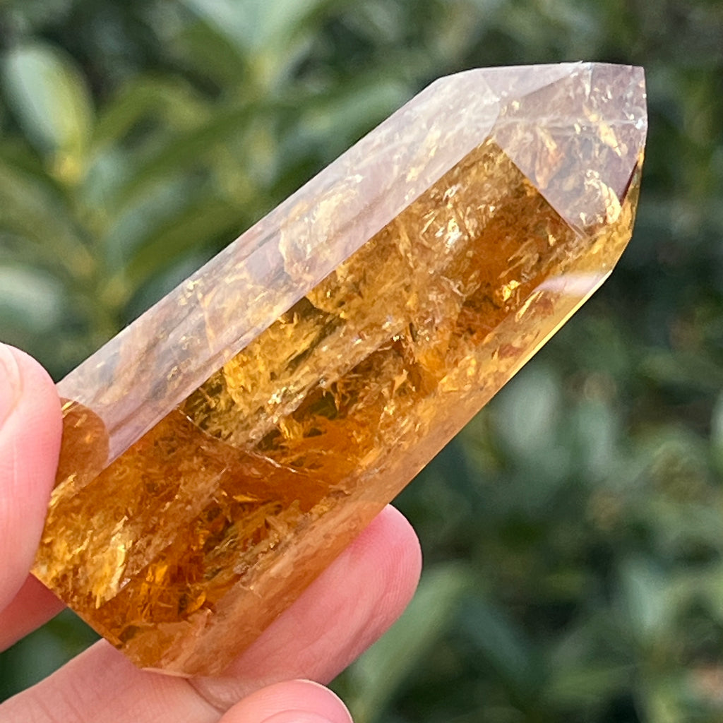 Obelisc citrin Brazilia calitate Extra AAA model 10, pietre semipretioase - druzy.ro 15 
