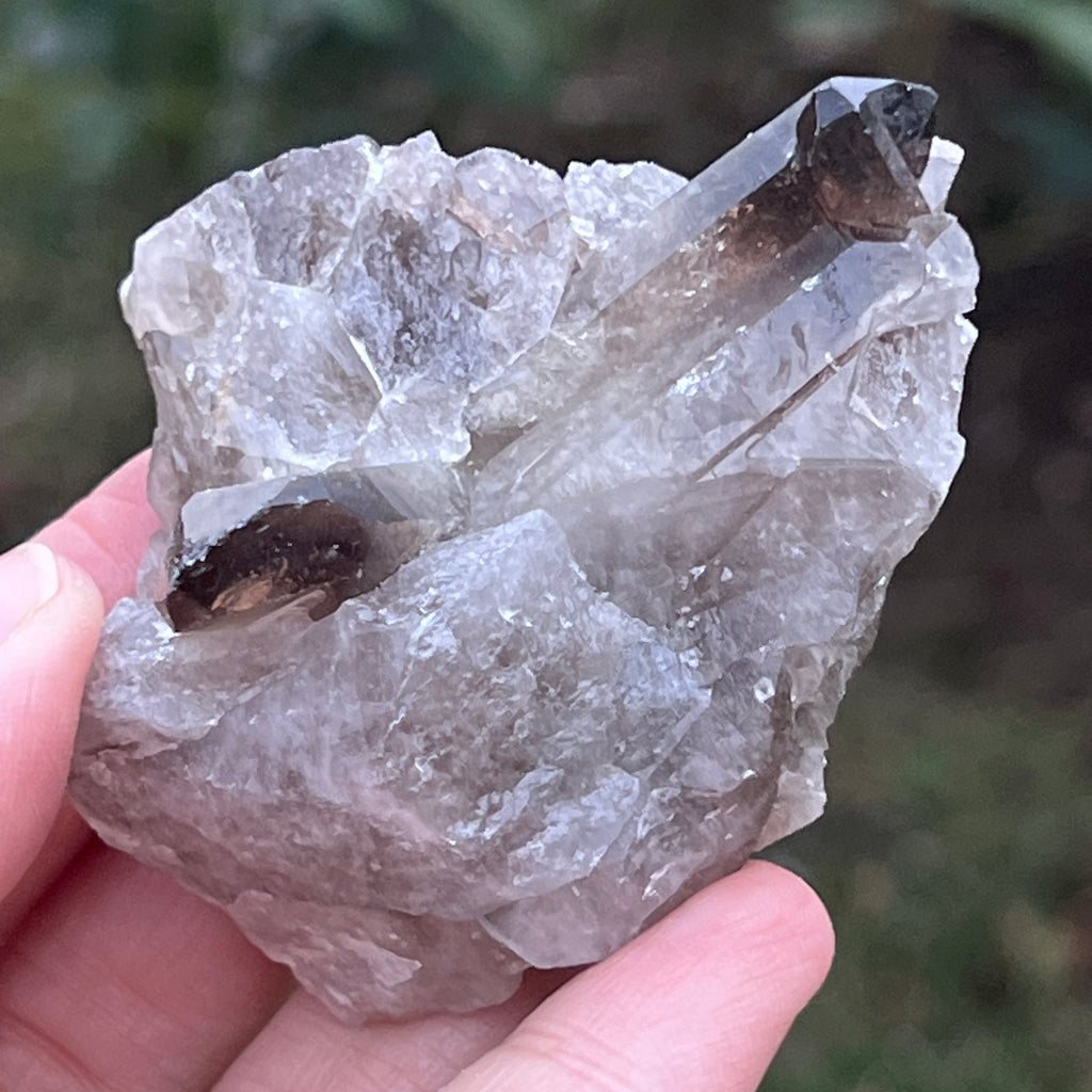 Cluster cuart fumuriu din Brazilia m10, pietre semipretioase - druzy.ro 3 