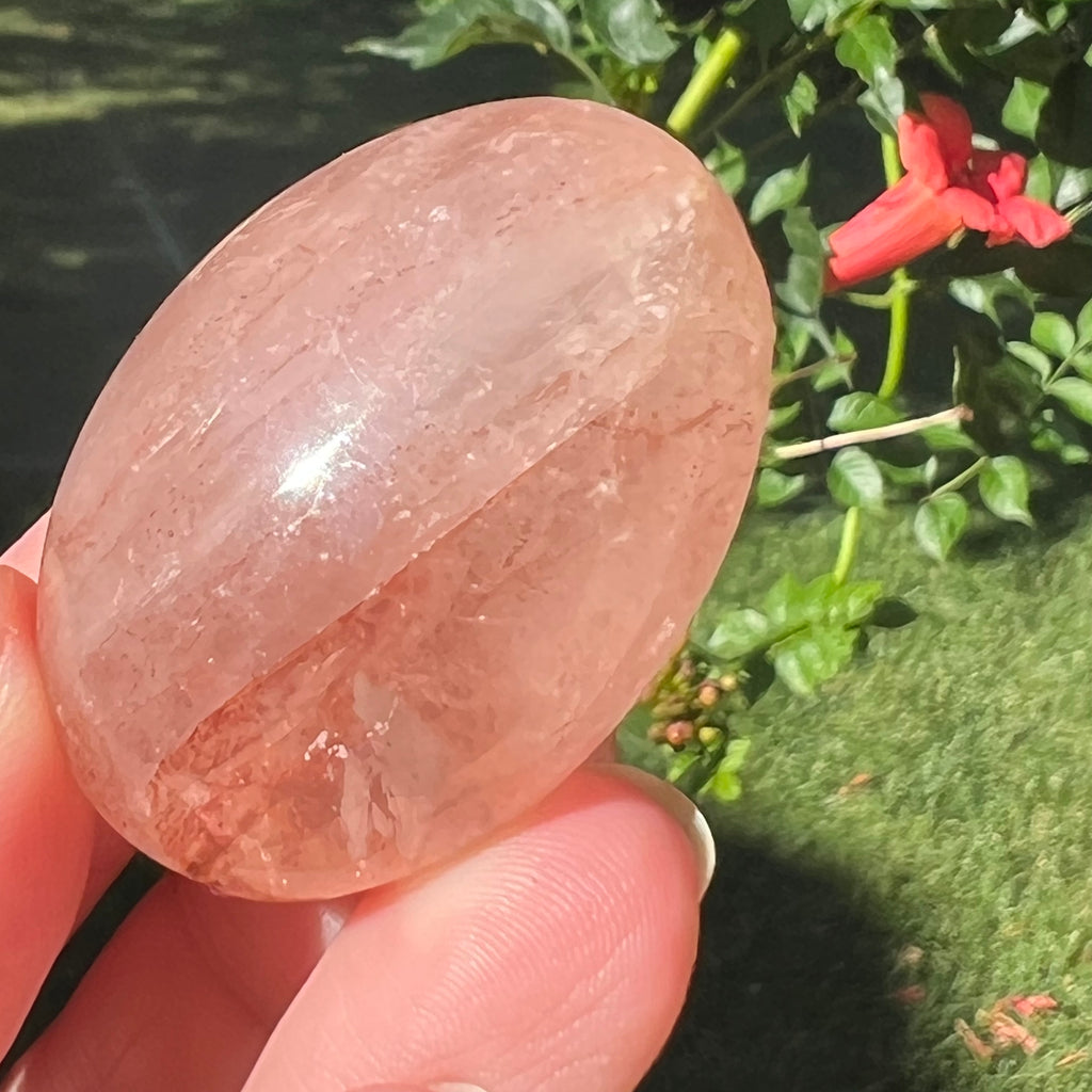 Palmstone cuart rosu hematoid Madagascar m2, cuart de foc, pietre semipretioase - druzy.ro 4
