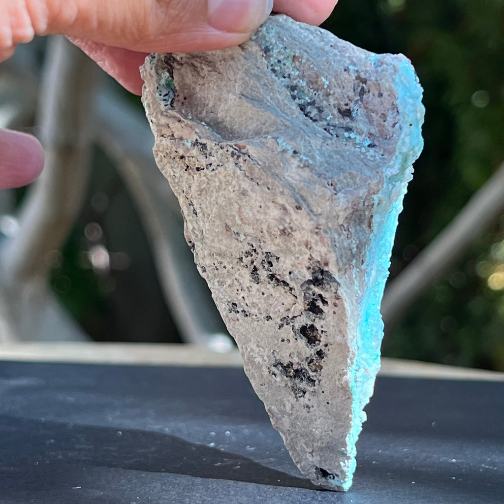 Piatra bruta crisocola druzy din Congo model 7, druzy.ro, cristale 5