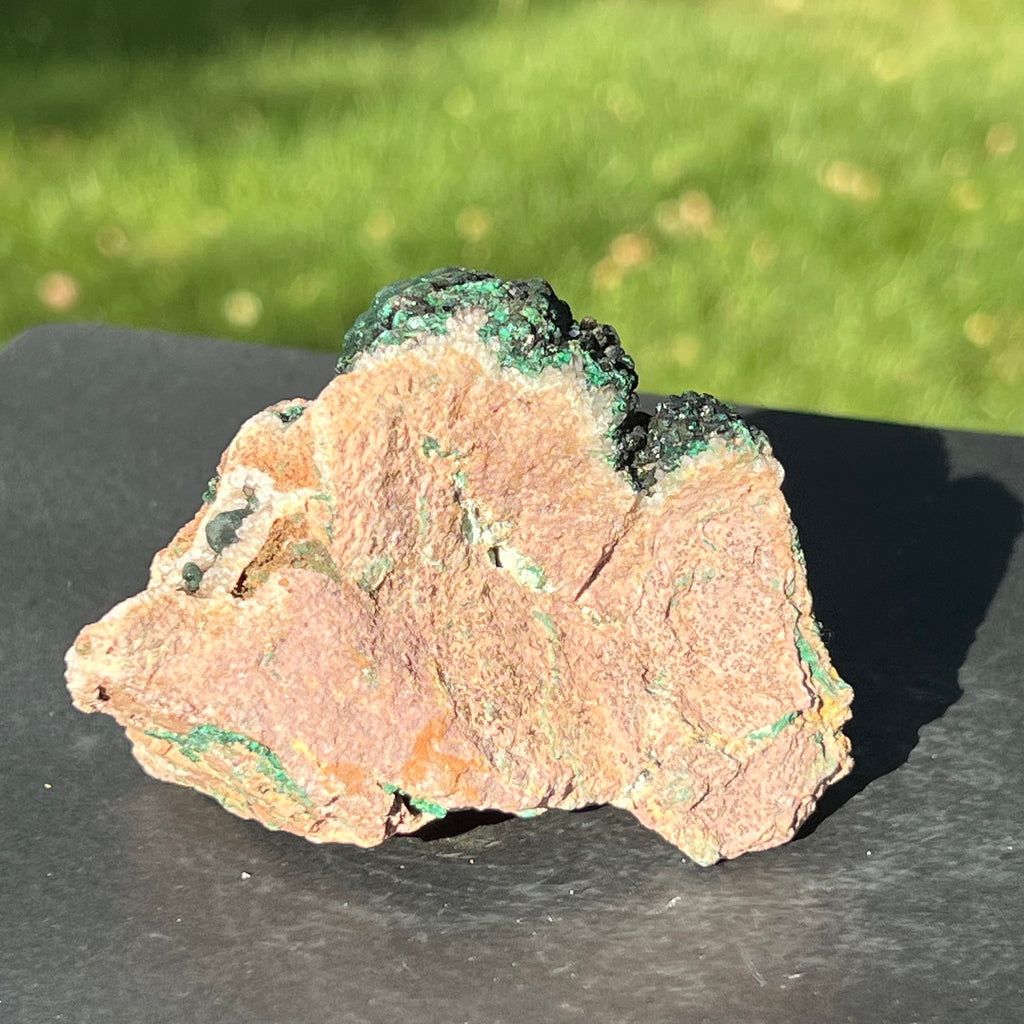 Malachit in matrix cuart si dolomit din Congo model 1, pietre semipretioase - druzy.ro 6