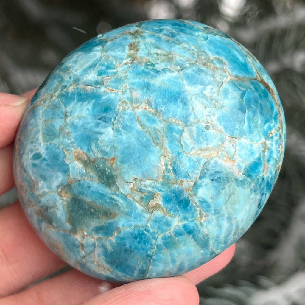 Apatit rulat palmstone model 12, pietre semipretioase - druzy.ro 1 