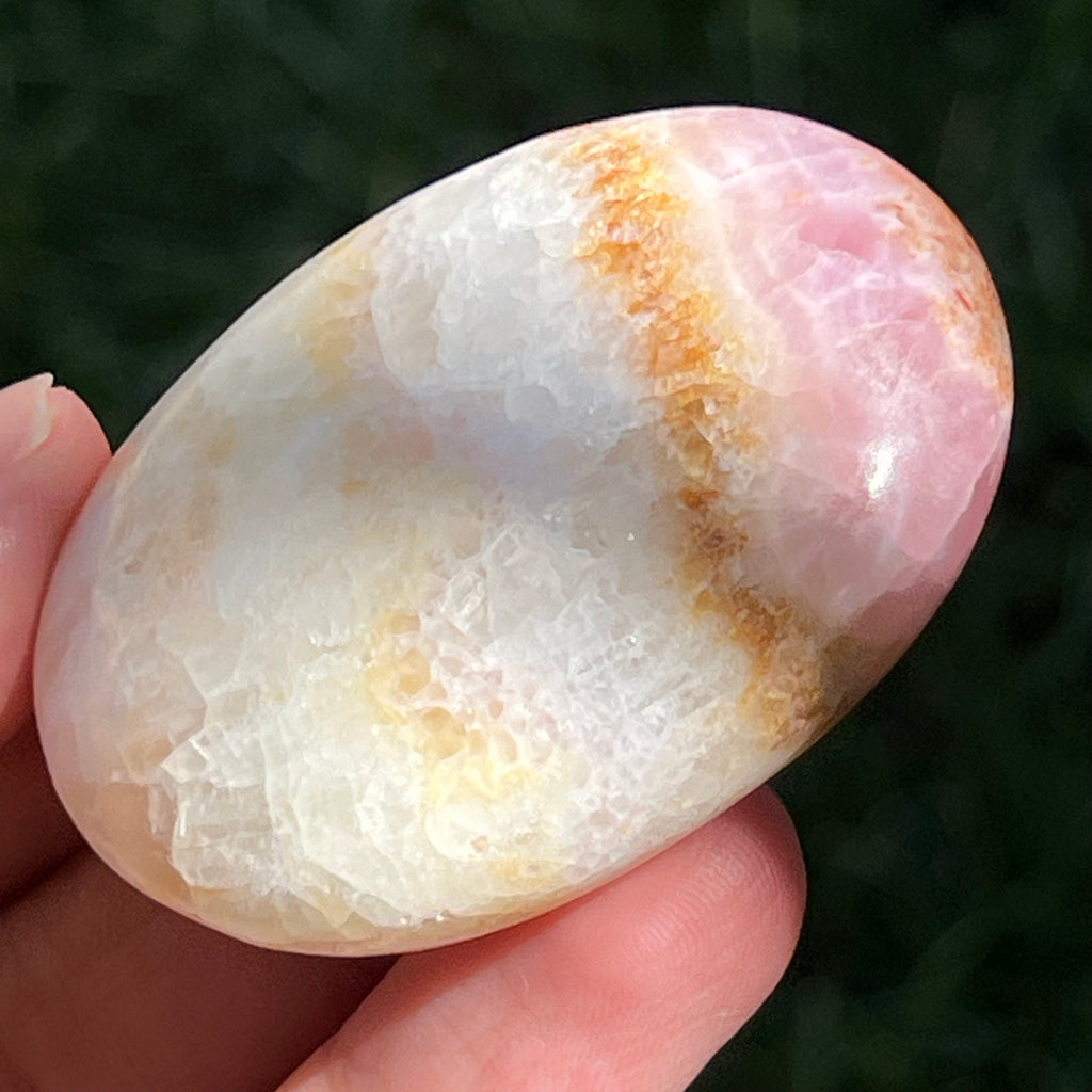 Palmstone Aragonit roz Pakistan model 11, druzy.ro, pietre semipretioase 1