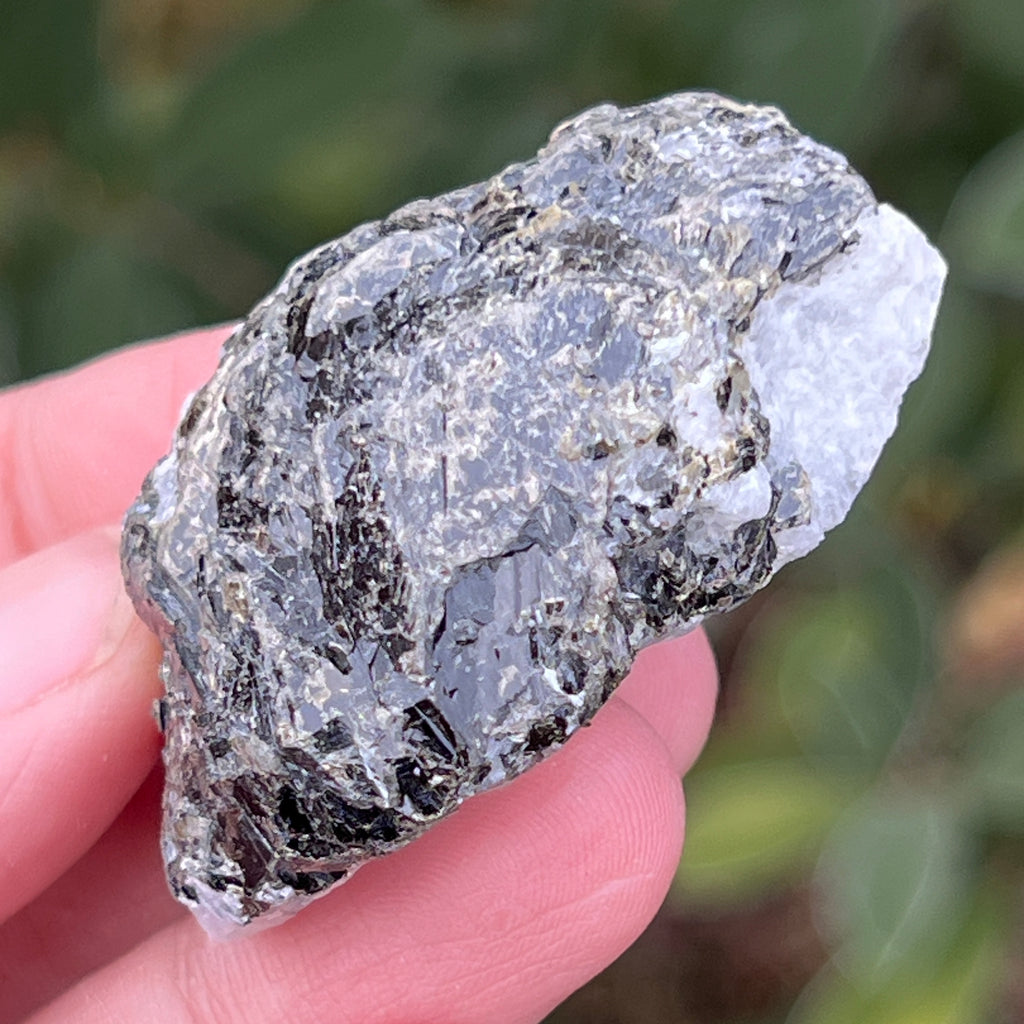 Piatra lunii cu insertii turmalina -piatra bruta m12, pietre semipretioase - druzy.ro 8 