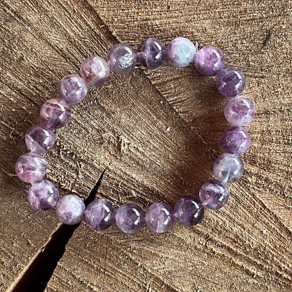 Bratara fluorit curcubeu 10 mm, pietre semipretioase - druzy.ro 1 