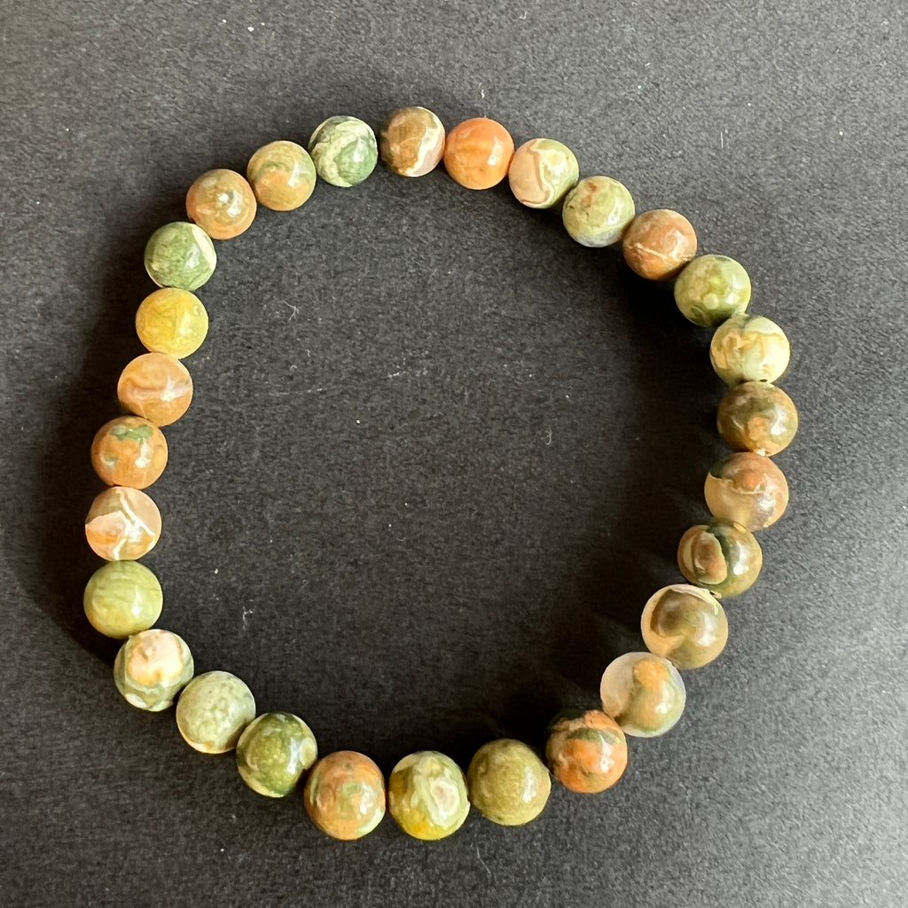 Bratara riolit 6 mm, pietre semipretioase - druzy.ro 3 