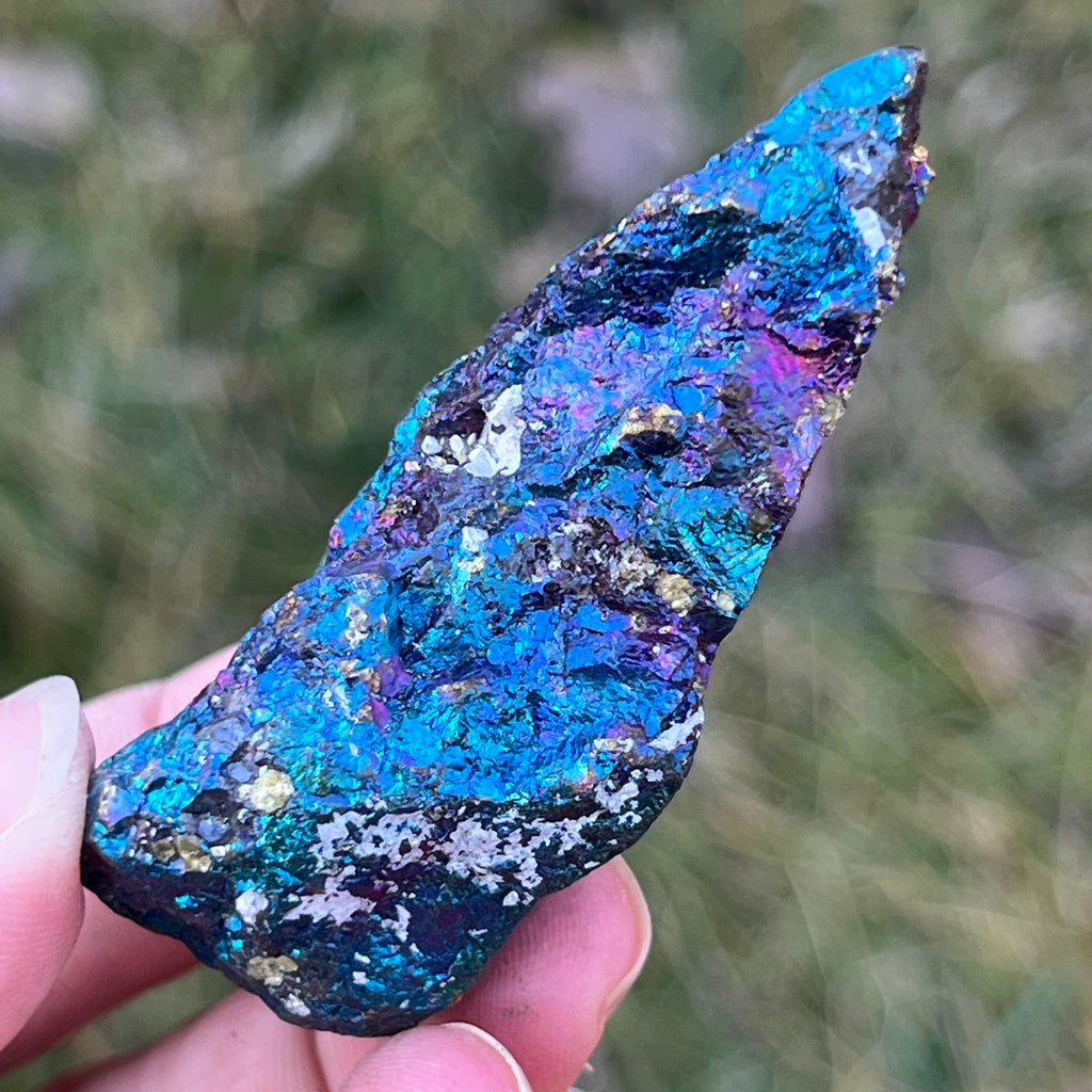 Calcopirita iridescentă din Mexic model 7, pietre semipretioase - druzy.ro 6 