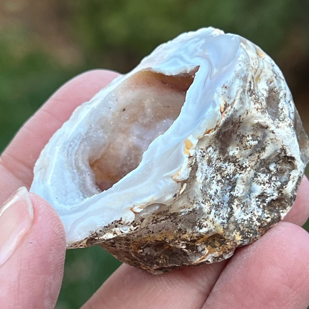 Cluster Agat FEATHER m10, agat cu cuart, druzy.ro, cristale 5