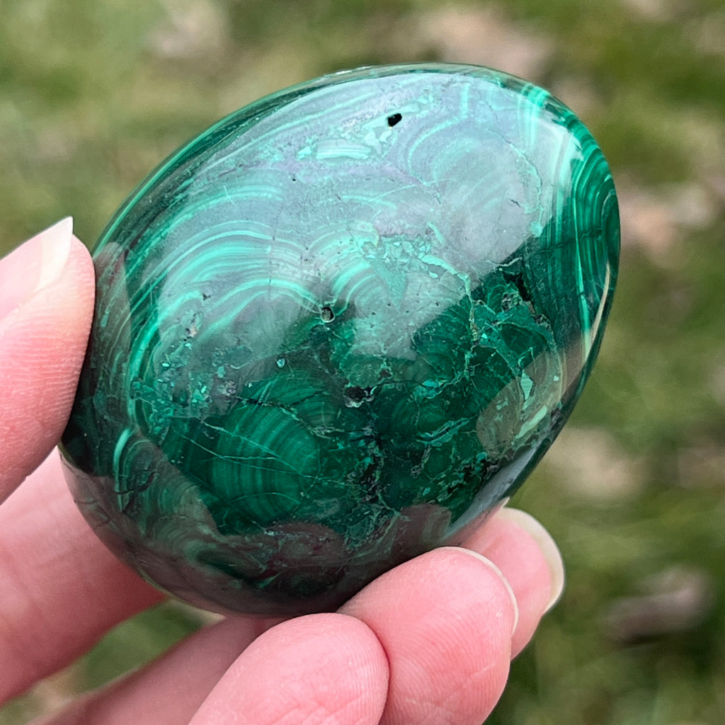 Ou malachit din Congo model 4, pietre semipretioase - druzy.ro 8 