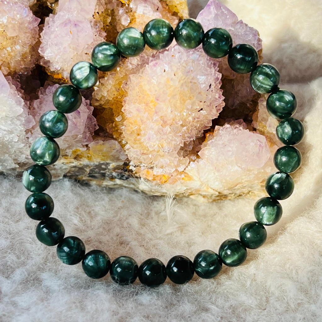 Bratara serafinit 7 mm, calitate AAA, pietre semipretioase - druzy.ro 1 