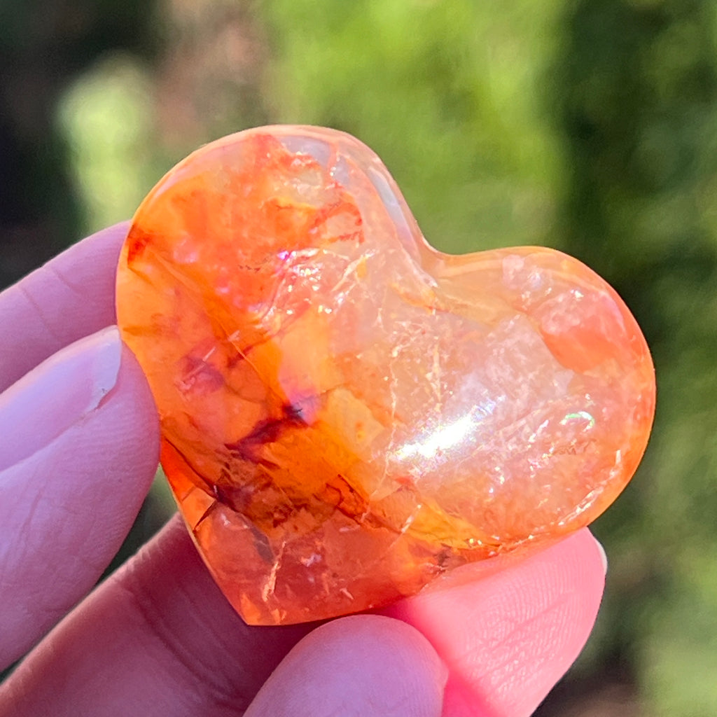 Inima cuart rosu hematoid unicat m8, pietre semipretioase - druzy.ro 2 