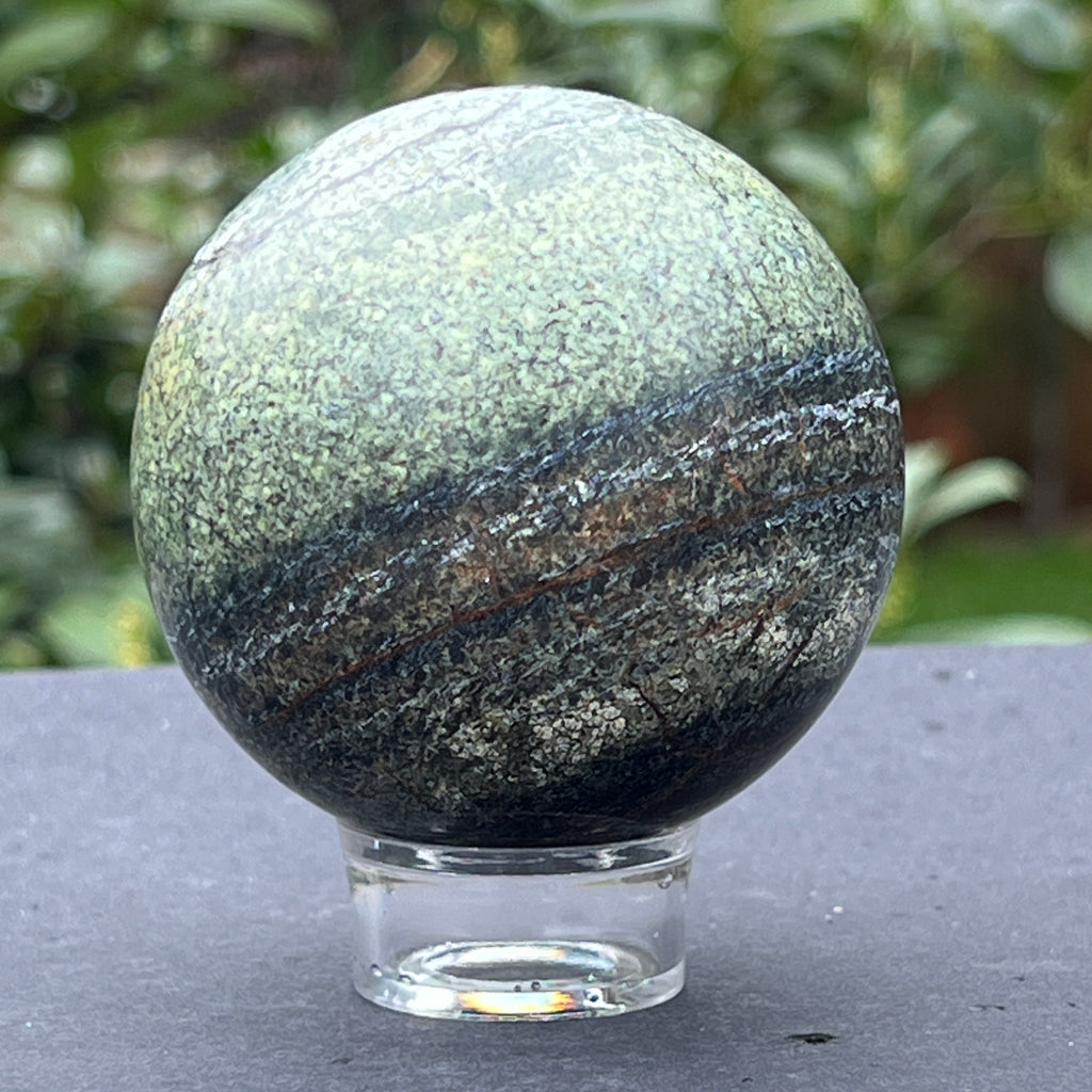 Sfera serpentin model 3, pietre semipretioase - druzy.ro 1 