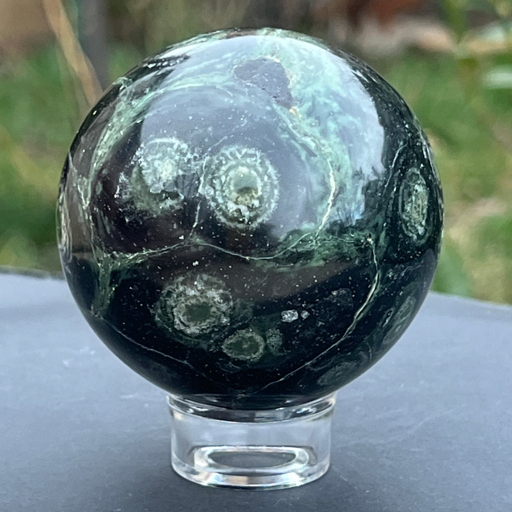 Sfera jasp kambaba Madagascar model 1, pietre semipretioase - druzy.ro 7 