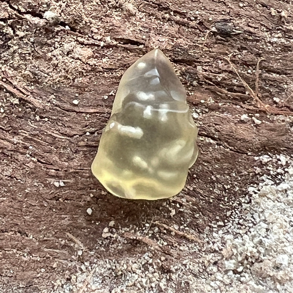 Tectita aurie sticla desertului Libia piatra bruta model 9, calitate AAA, pietre semipretioase - druzy.ro 4 