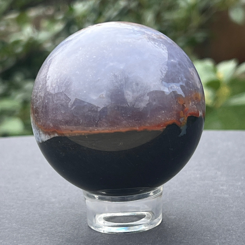 Sfera sardonix model 3, pietre semipretioase - druzy.ro 3 