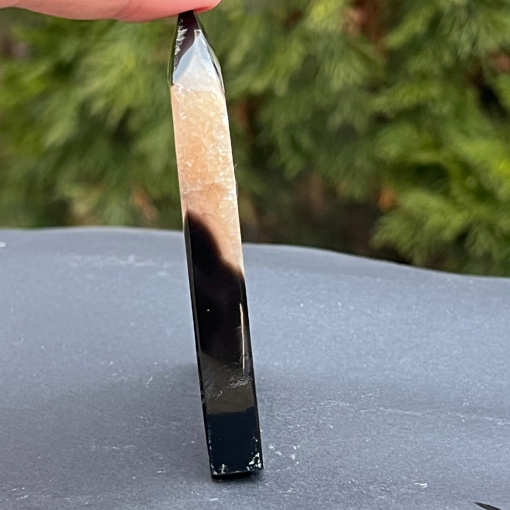 Obelisc druzy onix model 2, pietre semipretioase - druzy.ro 2 