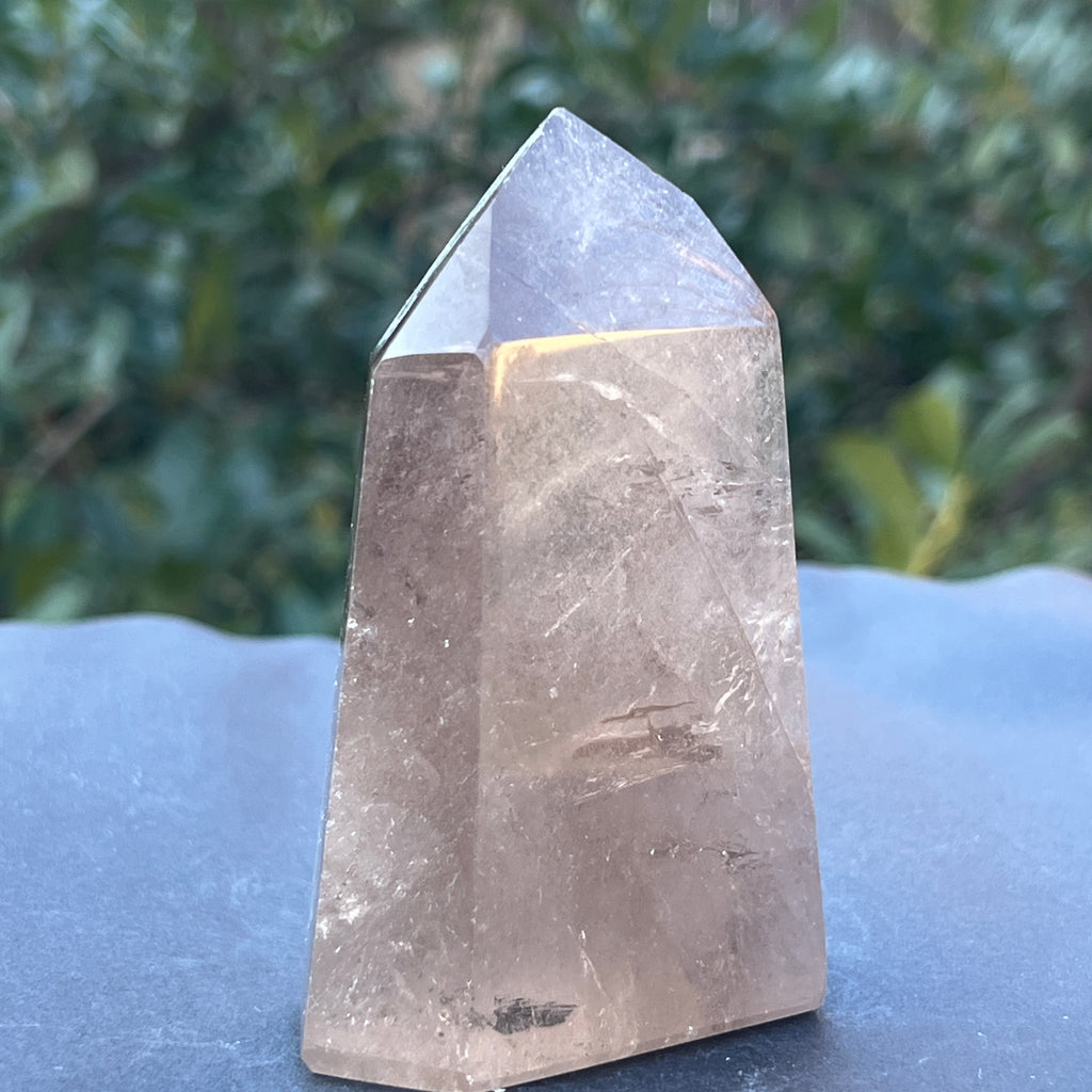 Obelisc cuart fumuriu model 42, pietre semipretioase - druzy.ro 6 