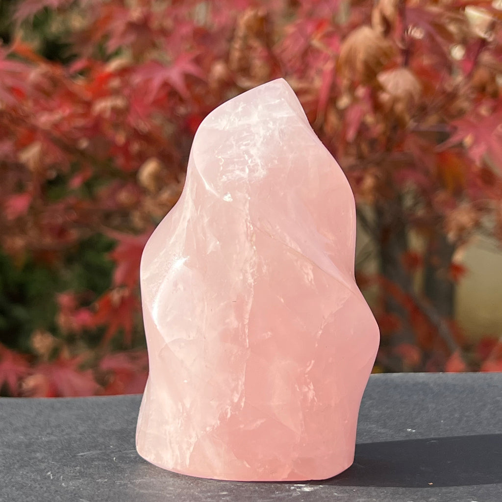 Flacara cuart roz model 2 din Madagascar, druzy.ro, cristale 1