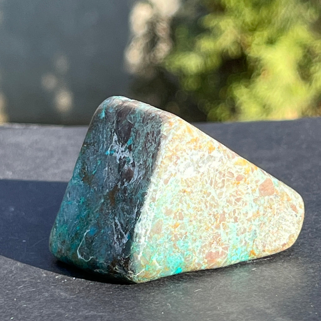 Shattuckite forma libera/palmstone m10, druzy.ro, pietre semipretioase 5
