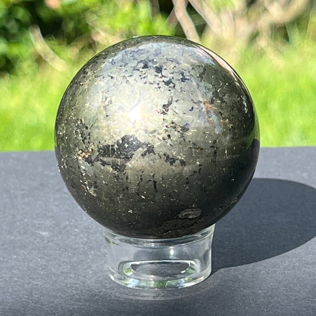 Sfera pirita model 7, pietre semipretioase - druzy.ro 1 