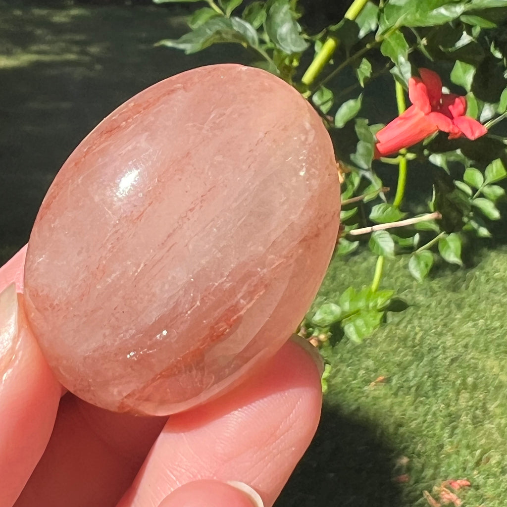 Palmstone cuart rosu hematoid Madagascar m2, cuart de foc, pietre semipretioase - druzy.ro 3