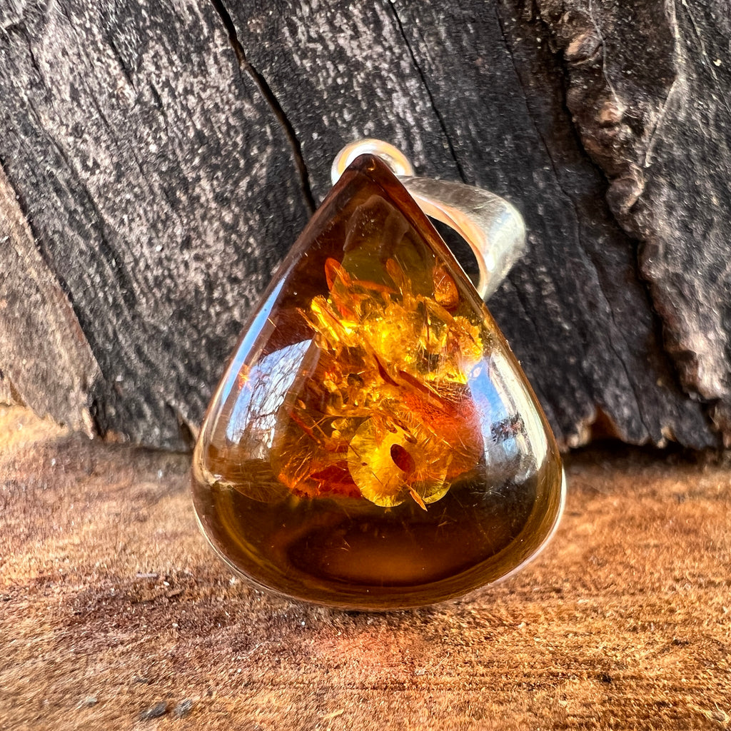 Pandantiv argint cu chihlimbar Amber8, pietre semipretioase - druzy.ro 3 