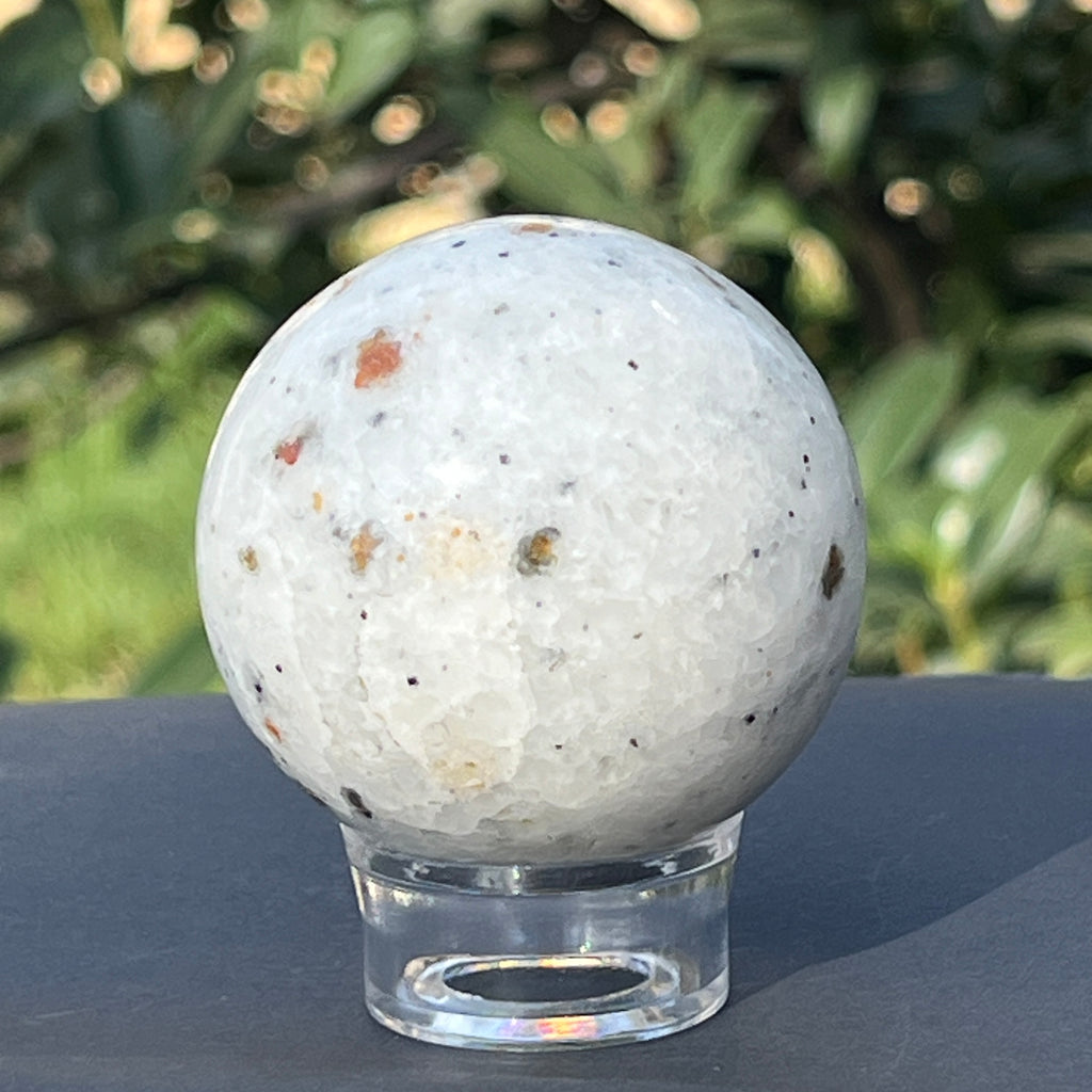 Sfera granat Hessonit model 1, pietre semipretioase - druzy.ro 4 