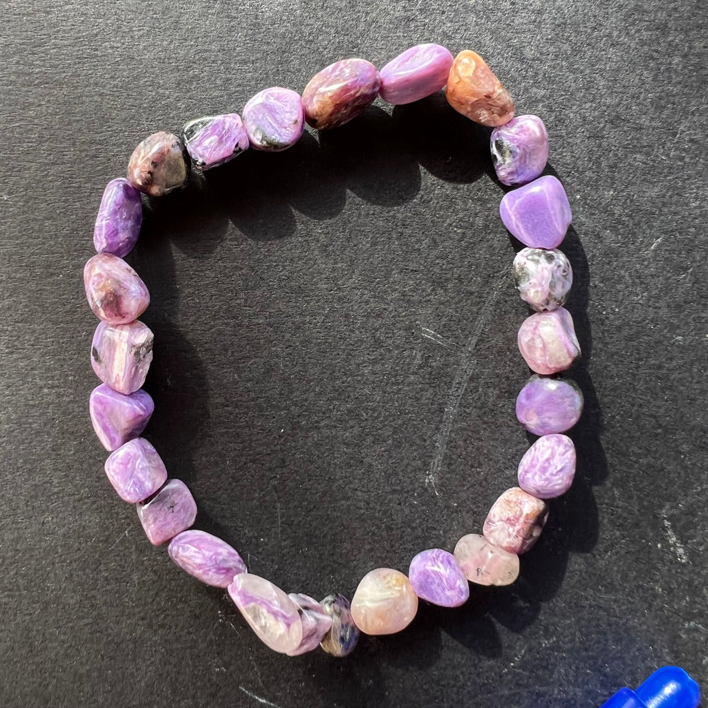 Bratara charoit 6- 8 mm, pietre semipretioase, DRUZY.RO 1