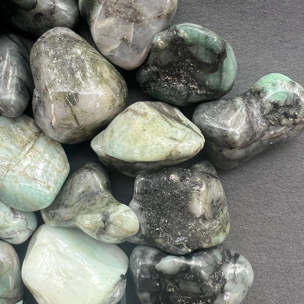 Smarald piatra rulata, pietre semipretioase - druzy.ro 3 