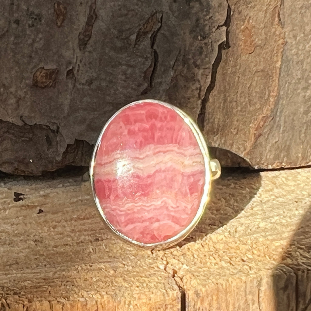Inel rodocrozit argint | Model 3, pietre semipretioase - druzy.ro 3 