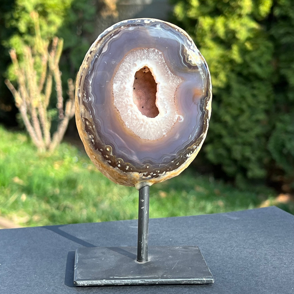 Geoda agat stand model 1, druzy.ro, cristale 5