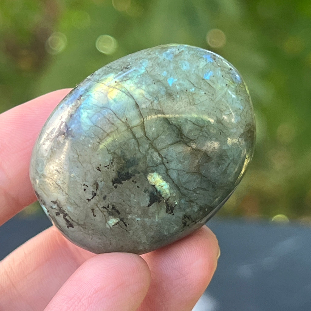 Labradorit palm stone m16, pietre semipretioase - druzy.ro 2 