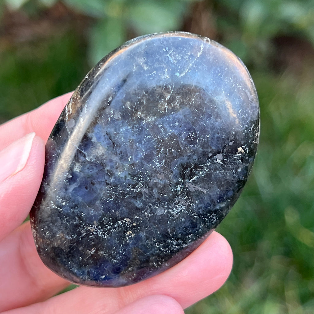 Palmstone Iolit (safir de apa) din Madagascar model 4, pietre semipretioase - druzy.ro 1 