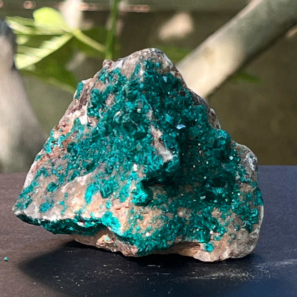 Dioptaz cluster din Congo model 42, pietre semipretioase - druzy.ro 5 