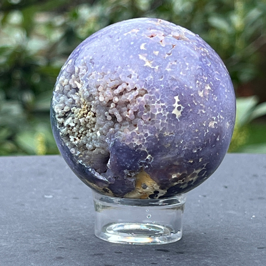 Sfera agat strugure model 3, pietre semipretioase - druzy.ro 5 