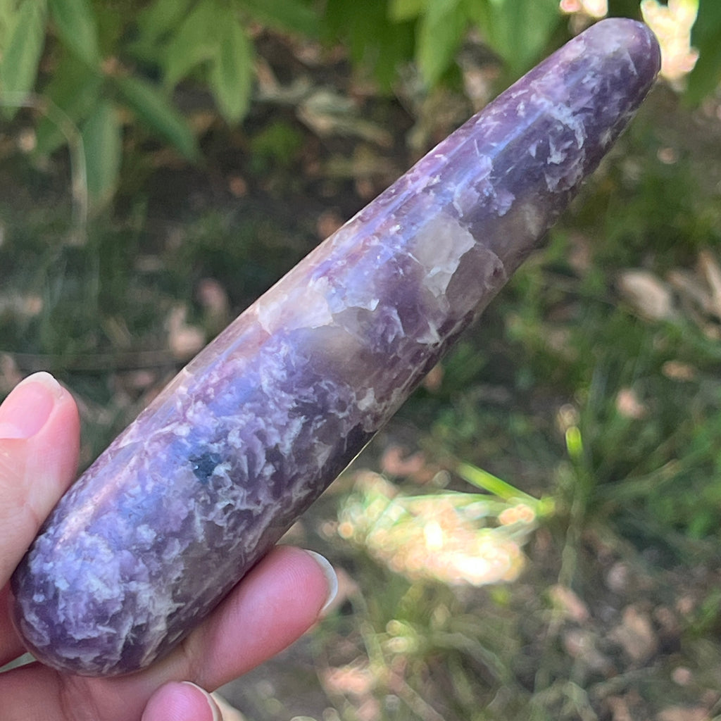 Bagheta Lepidolit din Madagascar m1, pietre semipretioase - druzy.ro 1 