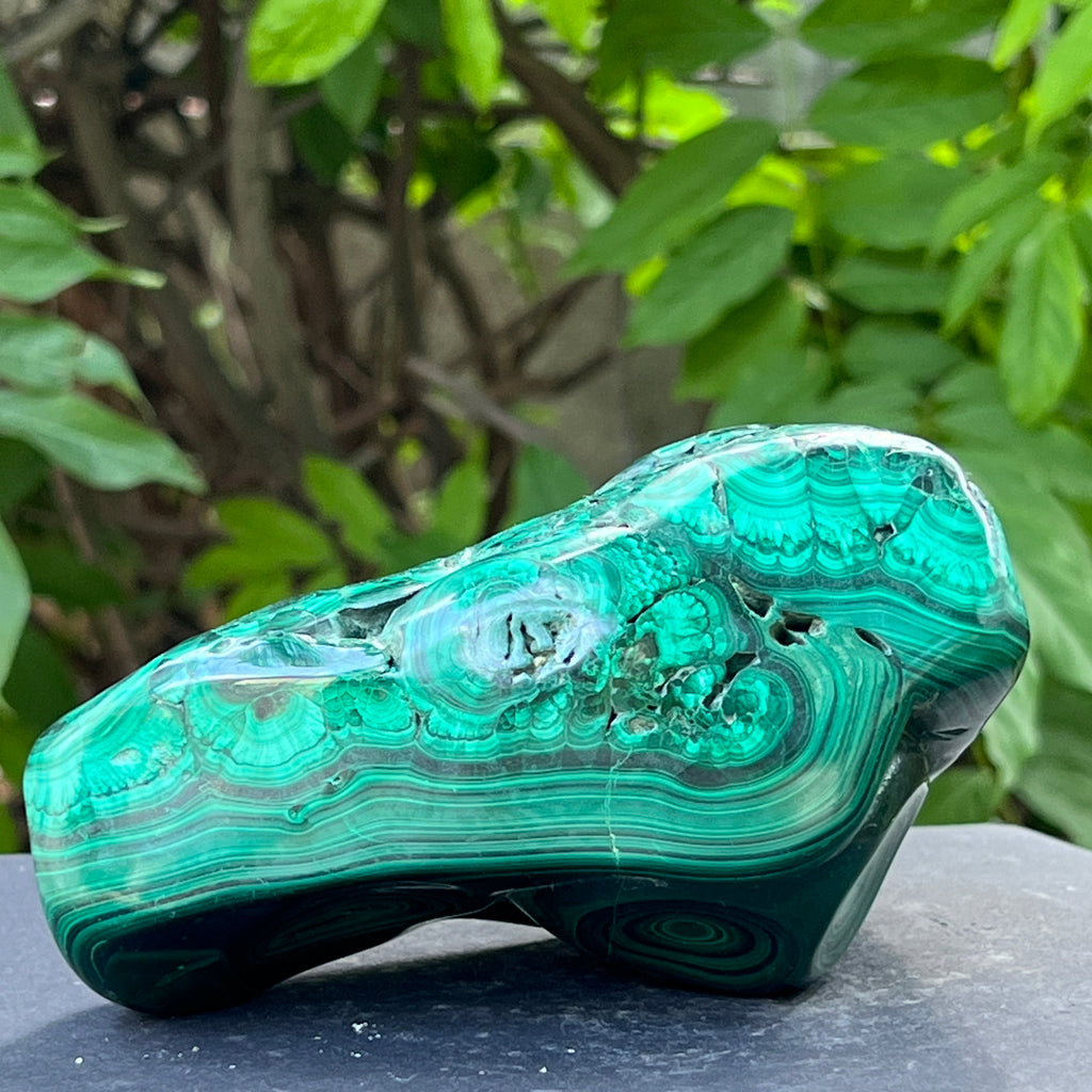 Malachit rulat m4, pietre semipretioase - druzy.ro 5 