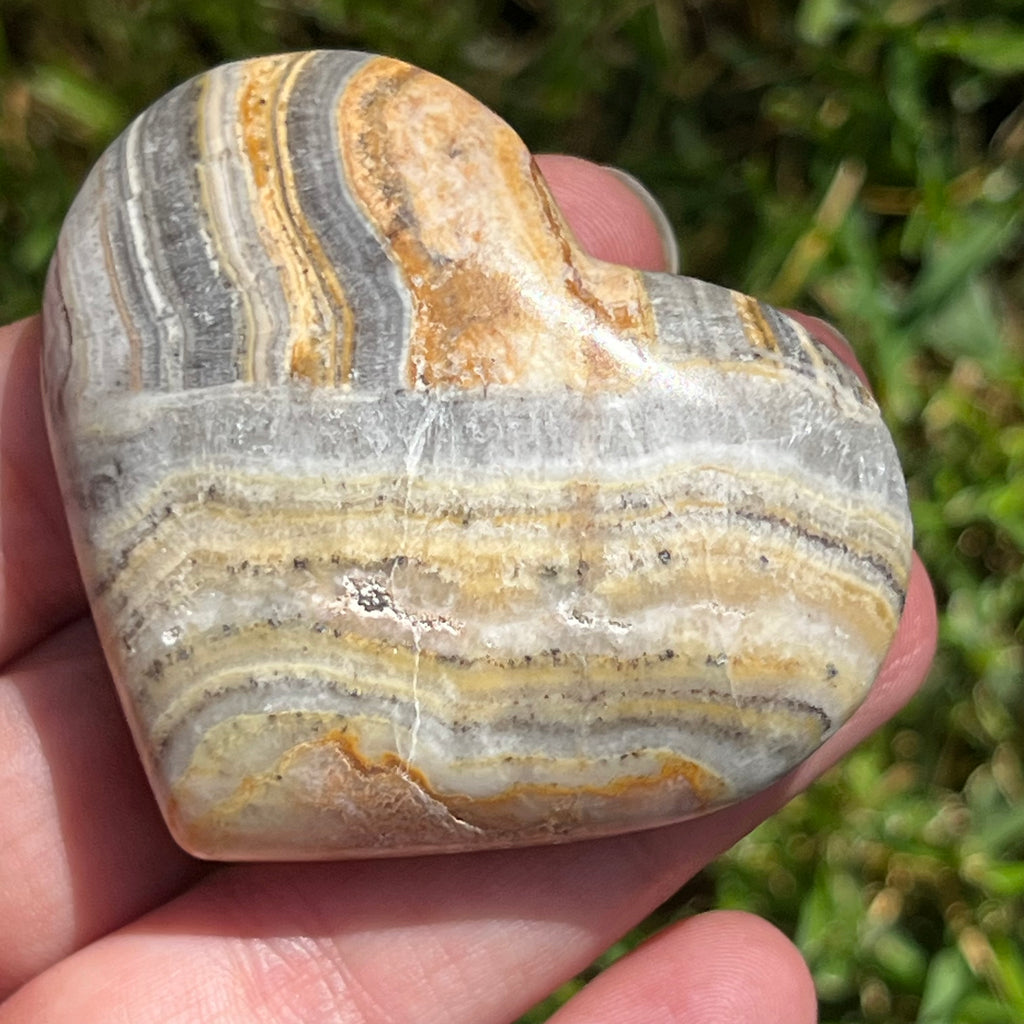 Inima jasp albina model 3, druzy.ro, cristale 2